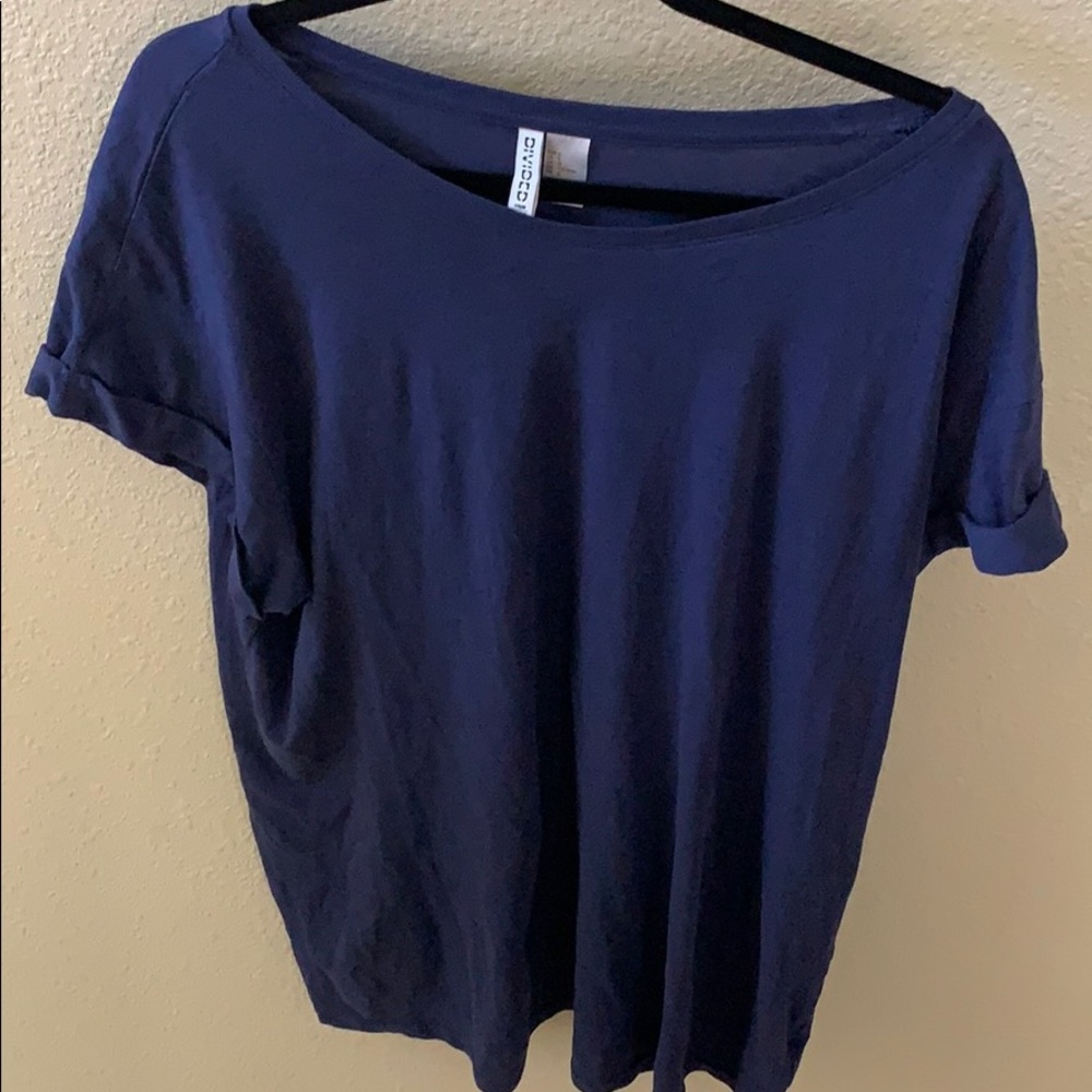 Blue T-shirt dress